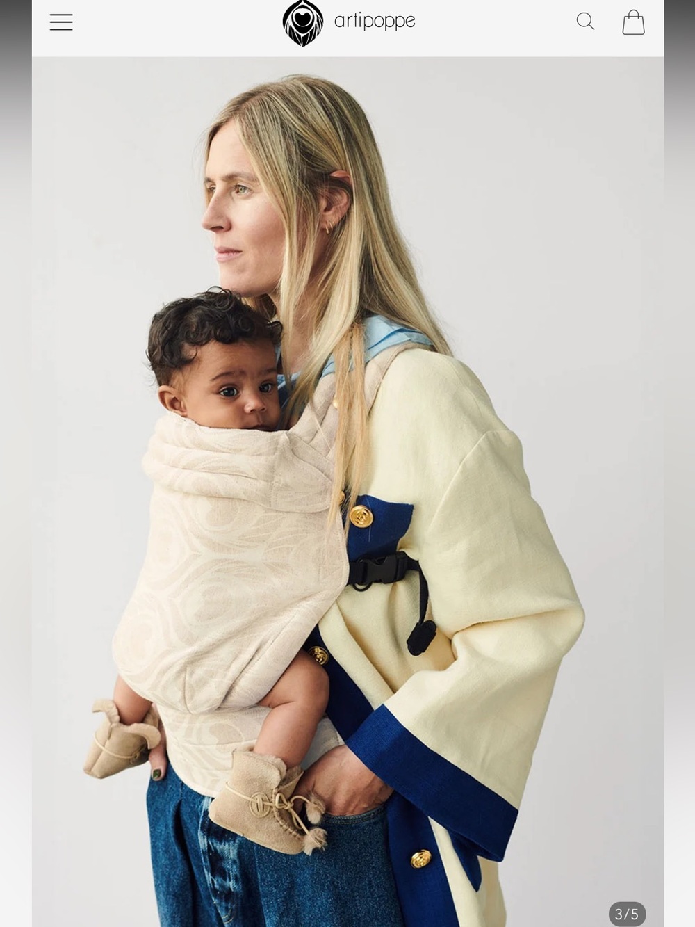 Organic cotton & linen artipoppe